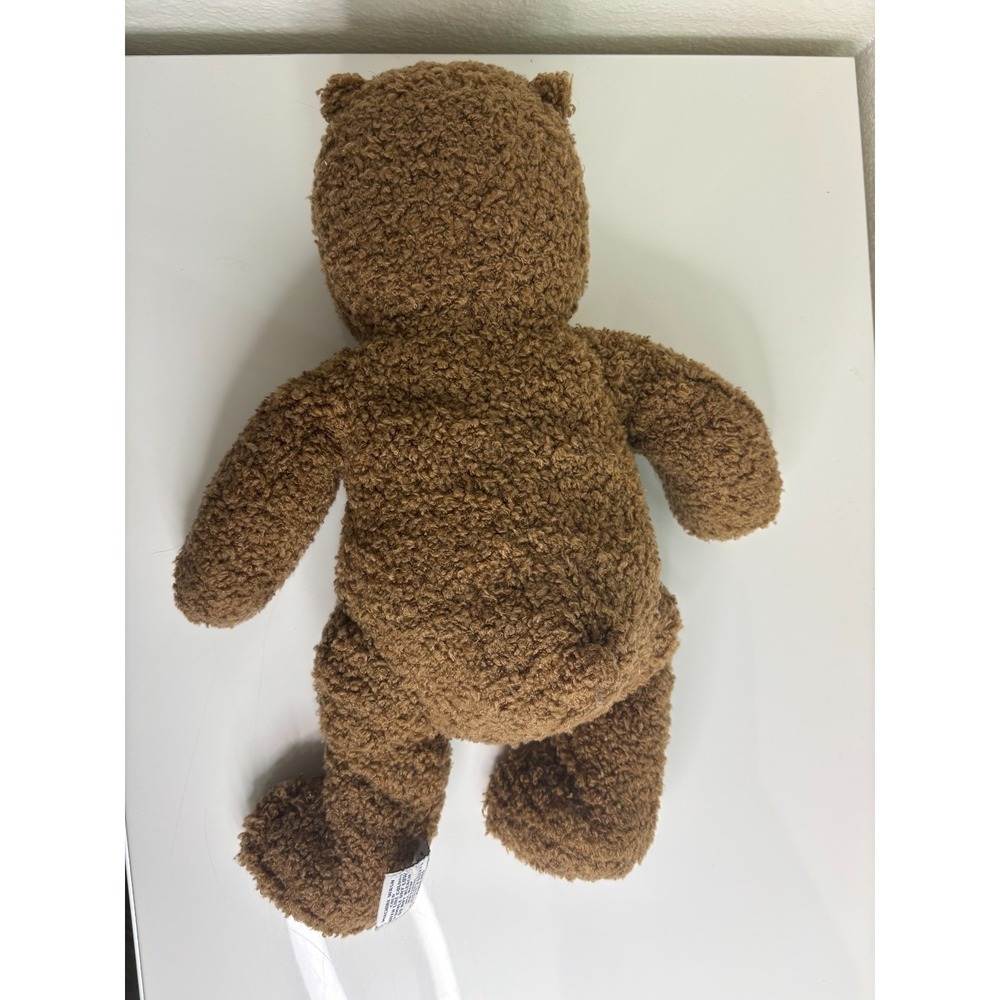 Vintage Baby Gap Teddy Bear Plush Brown Curly Brannan 14" Stuffed Animal Toy - Picture 4 of 6